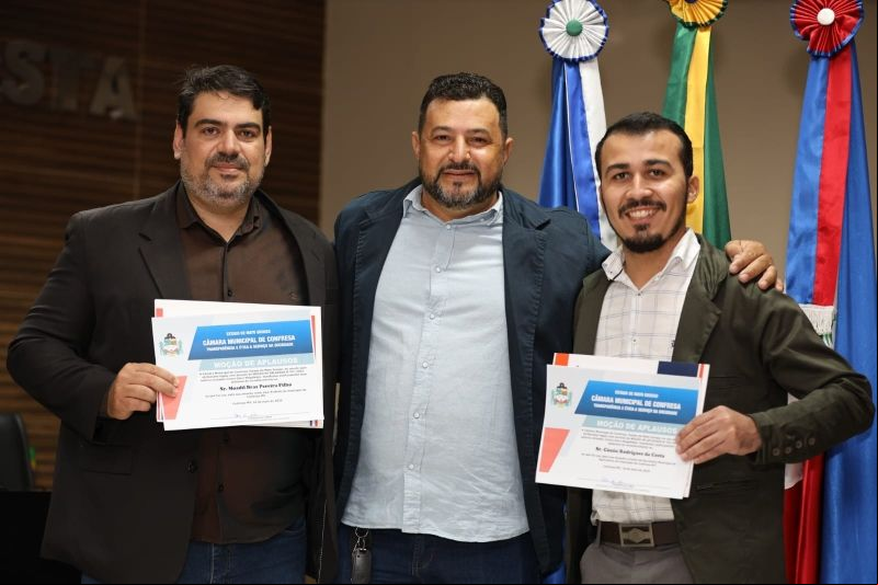 Vice-prefeito Moadil Fernando e Secret